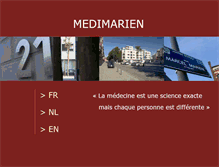 Tablet Screenshot of medimarien.be
